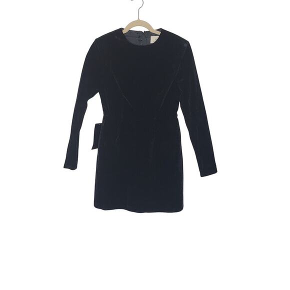 Tuckernuck Black Velvet Haley Dress Sz 2 - Picture 5 of 8